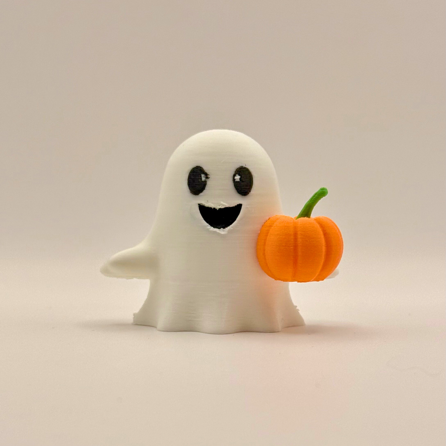 Cute Ghost holding a Pumpkin