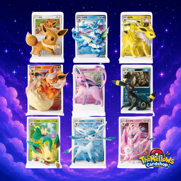 Pokemon Dream Painting Collection Figure 151 Set Vol.3 Eevee Figure Chinese Blind Box