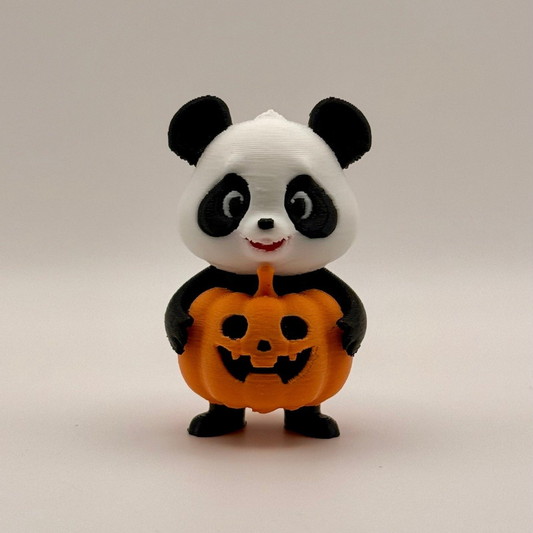 Cute pumpkin panda
