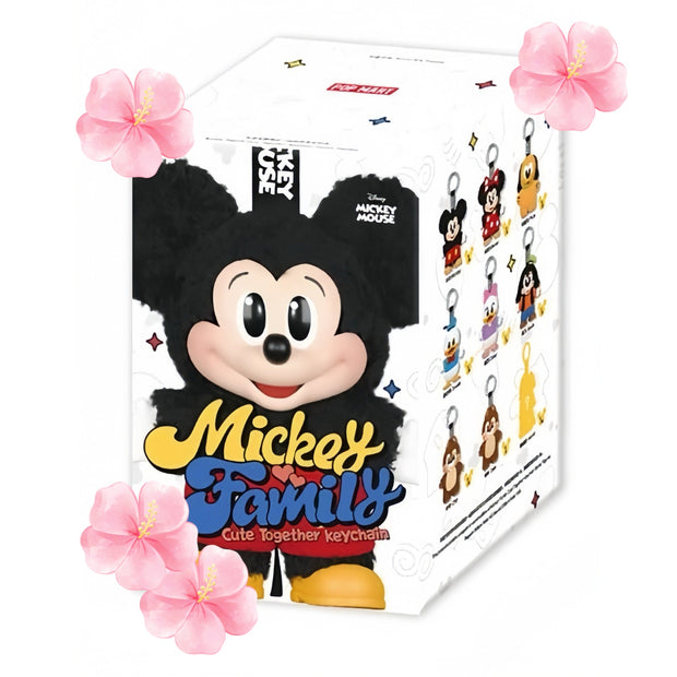 Mickey Family Cute Together Keychain Pop Mart (Authentic)